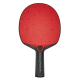 Paletă Rezistentă Tenis de Masă PPR130 Negru-Roșu