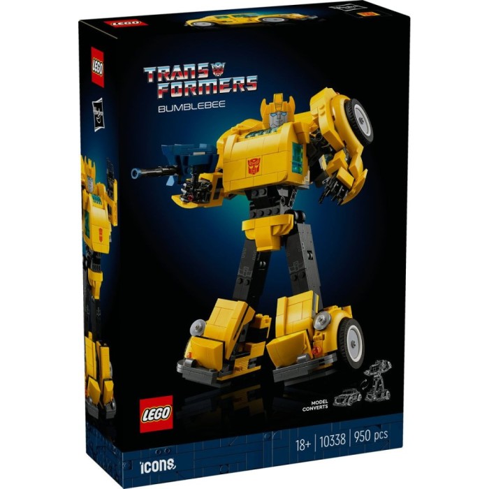 LEGO ICONS TRANSFORMERS BUMBLEBEE 10338 SuperHeroes ToysZone