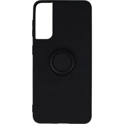 Husa Cover Silicon Finger Grip pentru Samsung S22 Plus Negru foto