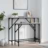 Gossi masute console, 2 buc., gri sonoma, lemn compozit