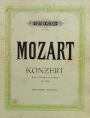 Carte Muzica Mozart Konzert Nr. 3309 G - Mozart , H165