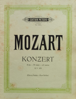 Carte Muzica Mozart Konzert Nr. 3309 G - Mozart ,561265 foto