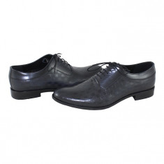 Pantofi eleganti barbati piele naturala - Conhpol bleumarin - Marimea 41