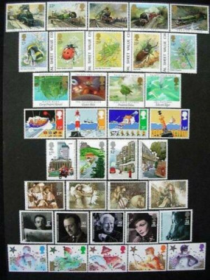 ANGLIA 1985-Toate timbrele emise in anul 1985-comemorative si uzuale-MNH foto