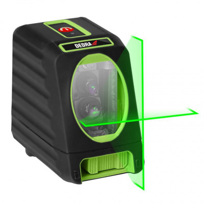 Nivela laser verde cu linii in cruce MC0903 Dedra foto
