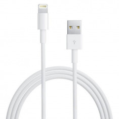 Cablu de date incarcare Apple iPhone original, 1m, Lightning (MD818ZM/A), Bulk foto