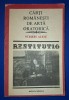 Carte Arta Oratorica Romaneasca Minerva 1990, Studii literare