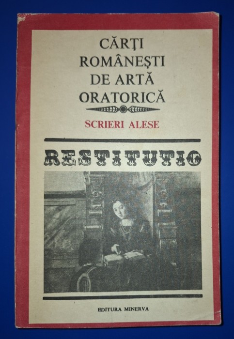 Cărți rom&acirc;nești de artă oratorică