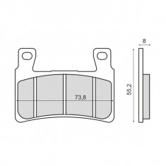 Placute frana sinter Honda CBR600 RR fata Cod Produs: MX_NEW 225102913RM