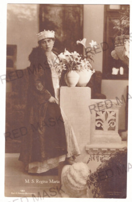 5449 - Regina MARIA, Queen MARY, Regale, Romania - old postcard - unused foto