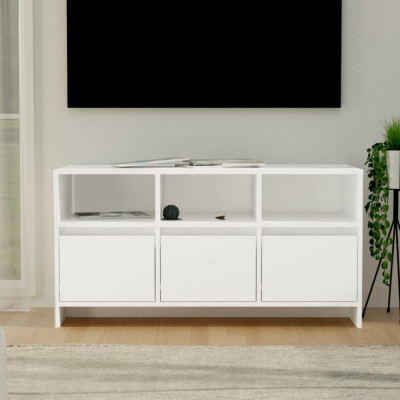 Comoda TV, alb, 102x37,5x52,5 cm, PAL foto