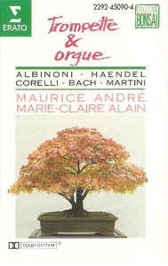 Caseta Maurice Andr&eacute; - Marie-Claire Alain &lrm;&ndash; Trompette &amp; Orgue, originala