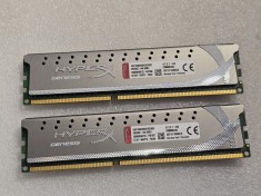 Kit memorie RAM desktop Kingston HyperX DDR3 8GB PC1600 2x4GB CL9 (KHX1600C9D3X2K2/8GX)
