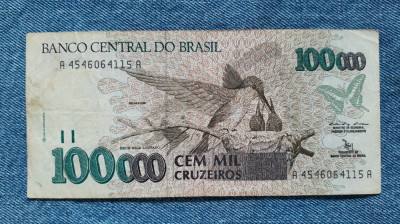 100000 Cruzeiros 1993 Brazilia foto