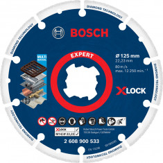 Bosch Disc diamantat Metal Wheel 125 mm cu X-LOCK
