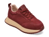 Cumpara ieftin Pantofi sport FLAVIA PASSINI rosii, 89079Y, din piele intoarsa