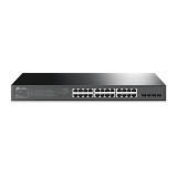 Switch TP-Link 24 Porturi Gigabit Smart POE+ 250W, 4 x SFP, &quot;TL-SG2428P&quot; (timbru verde 2 lei)