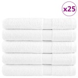 Cumpara ieftin Prosoape de sauna premium, SOLUND 25buc alb 80x200cm 600gsm