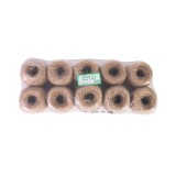 Set 10 gheme din ata de iuta, canepa, Micul Fermier, GF-1889-S010-G01