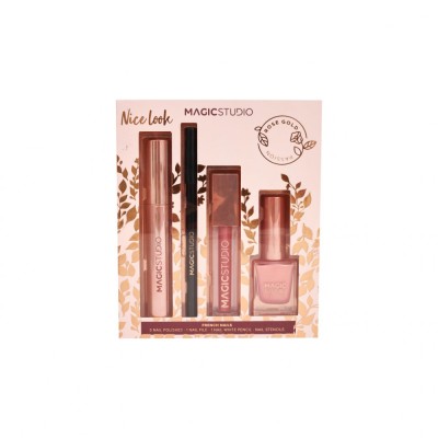 Set produse cosmetice Rose Gold Beauty Magic Studio 24177 foto