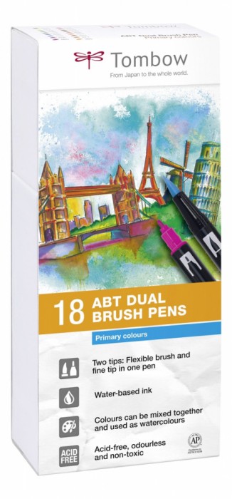Set Tombow Creativ ABT Dual Brush 18 culori