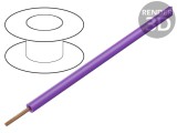 Cablu litat PVC violet 0,14mm2