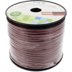 Cablu difuzor rosu/negru 2x1.50mm CCA Well LSP-CCA1.50BR-100-WL