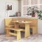 vidaXL Set mobilier de bucătărie &bdquo;REINE&rdquo;, 3piese, maro miere, lemn pin 3096567