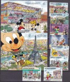 Antigua si Barbuda 1989 Disney Philex MI 1242-1249 + 2 bl. 158,159 MNH