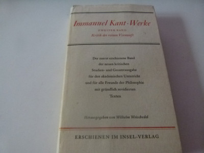 Kant - werke - vol.2 foto