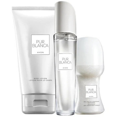 Set Pur Blanca Ea (Parfum 50,lotiune 150,roll-on 50) foto