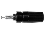 Soclu Banană 4mm 15A Negru pentru Panou