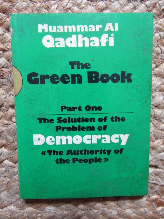 Muammar Gaddafi The Green Book Okazii ro