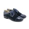 Pantofi dama casual din piele naturala bleumarin P650NOUBLM