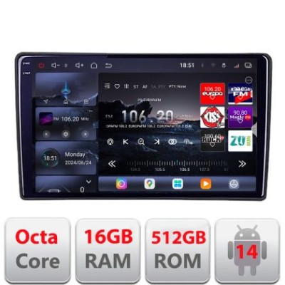 Navigatie Citroen Berlingo 2008-2018 Edotec Kit-berlingo 8 core QLED 2K 16+512 360 Android Waze USB Navigatie Internet Youtube Radio CarStore Technolo foto