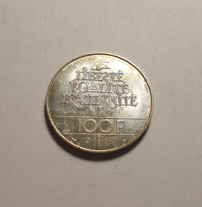 Franta 100 Franci 1987 UNC General La Fayette