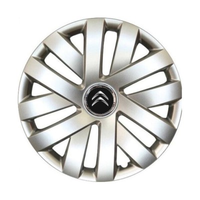 Set 4 Capace Roti R16, Potrivite Jantelor de 16 inch, Pentru Citroen, Model 409 foto