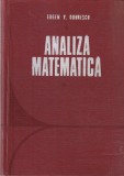 Carte Analiza Matematica Eugen V. Dobrescu, Editura Didactica Si Pedagogica, Cartonata, 416 pagini, 1974