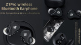 KZ Z1 PRO 1DD Dynamic TWS Bluetooth 5.2 True Wireless cu anulare a zgomotului, Casti In Ear, Active Noise Cancelling