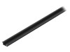 Profil Aluminiu LED Negru Incastrabil 1m TOPMET - Module LED, Casa, Electrice, Accesorii Instalatii