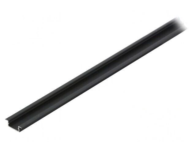 Profil Aluminiu Negru pentru Module LED &Icirc;ncastrat 1m