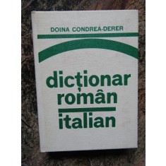 DICTIONAR ROMAN-ITALIAN-DOINA CONDREA DERER