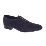 Pantofi eleganti barbati din piele naturala antilopa - Enzo Bleumarin Velur