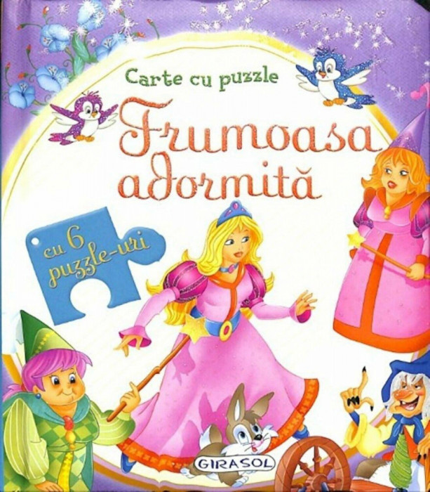 Carte cu puzzle - Frumoasa adormita PlayLearn Toys