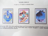 Cocos islands-Craciun- serie completa -nestampilate MNH