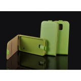 Husa Flip Flexi Nokia Lumia 930 Verde, Cu clapeta, Piele Ecologica