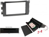Kit Rama Radio + Incarcator Wireless Smart Fortwo 451/Forfour 454 (2004-2010) Negru, Buzunar Basculant, 5W