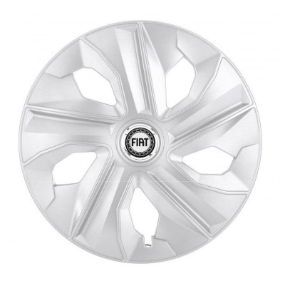 Set 4 Capace Roti Fiat, model Luna Gray, R16 foto
