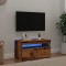 vidaXL Dulap TV cu lumini LED lemn vechi 75x35x40 cm lemn prelucrat 856315