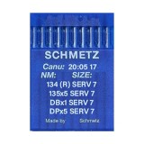 Set 10 ace de cusut cu butuc normal pentru masini de cusut industriale simple, Schmetz, varf R